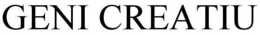 GENI CREATIU trademark