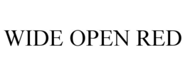 WIDE OPEN RED trademark