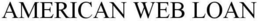 AMERICAN WEB LOAN trademark