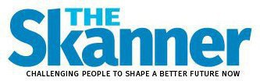 THE SKANNER CHALLENGING PEOPLE TO SHAPE A BETTER FUTURE NOW trademark