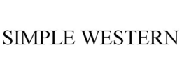 SIMPLE WESTERN trademark
