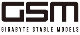 GSM GIGABYTE STABLE MODELS trademark