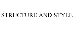 STRUCTURE AND STYLE trademark