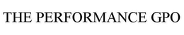 THE PERFORMANCE GPO trademark