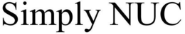 SIMPLY NUC trademark