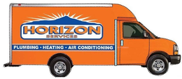 HORIZON SERVICES PLUMBING · HEATING · AIR CONDITIONING trademark