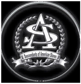 AS DESCENDANTS OF AMERICAN SLAVES trademark