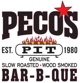 PECOS PIT EST. 1980 GENUINE SLOW ROASTED WOOD SMOKED BAR-B-QUE trademark