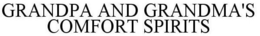 GRANDPA AND GRANDMA'S COMFORT SPIRITS trademark