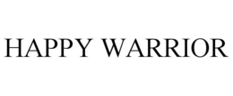 HAPPY WARRIOR trademark