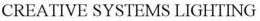 CREATIVE SYSTEMS LIGHTING trademark