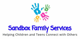 SANDBOX FAMILY SERVICES HELPING CHILDREN AND TEENS CONNECT WITH OTHERS trademark