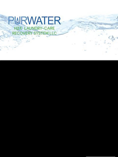 PURWATER LAUNDRY-CARE H2O RECOVERY SYSTEM trademark