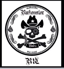 RUKONATOR RULES THE ROAD RK trademark