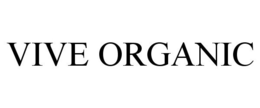 VIVE ORGANIC trademark