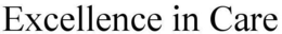 EXCELLENCE IN CARE trademark