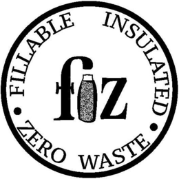 FIZ FILLABLE INSULATED · ZERO · WASTE trademark