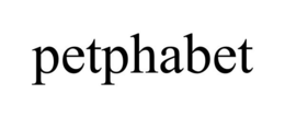 PETPHABET trademark