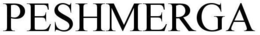 PESHMERGA trademark