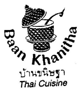 BAAN KHANITHA THAI CUISINE trademark