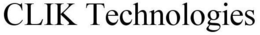 CLIK TECHNOLOGIES trademark