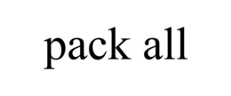 PACK ALL trademark