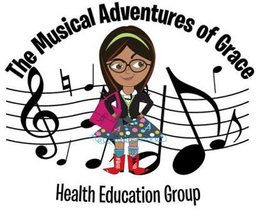 THE MUSICAL ADVENTURES OF GRACE HEALTH EDUCATION GROUP trademark