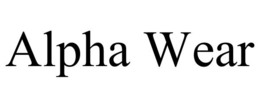 ALPHA WEAR trademark