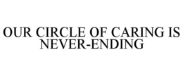 OUR CIRCLE OF CARING IS NEVER-ENDING trademark