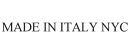 MADE IN ITALY NYC trademark
