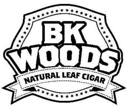 BK WOODS NATURAL LEAF CIGAR trademark