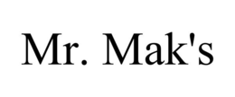MR. MAK'S trademark