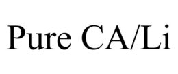 PURE CA/LI trademark