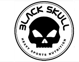 BLACK SKULL HEAVY SPORTS NUTRITION trademark