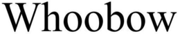 WHOOBOW trademark