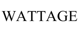 WATTAGE trademark