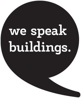 WE SPEAK BUILDINGS. trademark