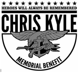 HEROES WILL ALWAYS BE REMEMBERED CHRIS KYLE MEMORIAL BENEFIT trademark