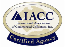 IACC INTERNATIONAL ASSOCIATION OF COMMERCIAL COLLECTORS INC. CERTIFIED AGENCY trademark