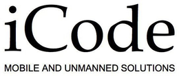 ICODE MOBILE AND UNMANNED SOLUTIONS trademark