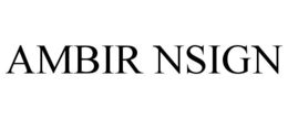 AMBIR NSIGN trademark