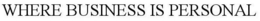 WHERE BUSINESS IS PERSONAL trademark