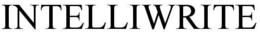 INTELLIWRITE trademark