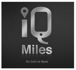 IQ MILES BE SAFE TO SAVE trademark