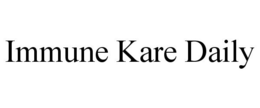 IMMUNE KARE DAILY trademark