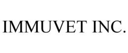 IMMUVET INC. trademark