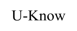 U-KNOW trademark