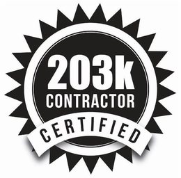 203K CONTRACTOR CERTIFIED trademark