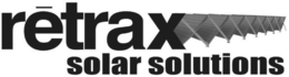 RETRAX SOLAR SOLUTIONS trademark
