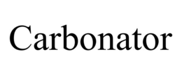 CARBONATOR trademark